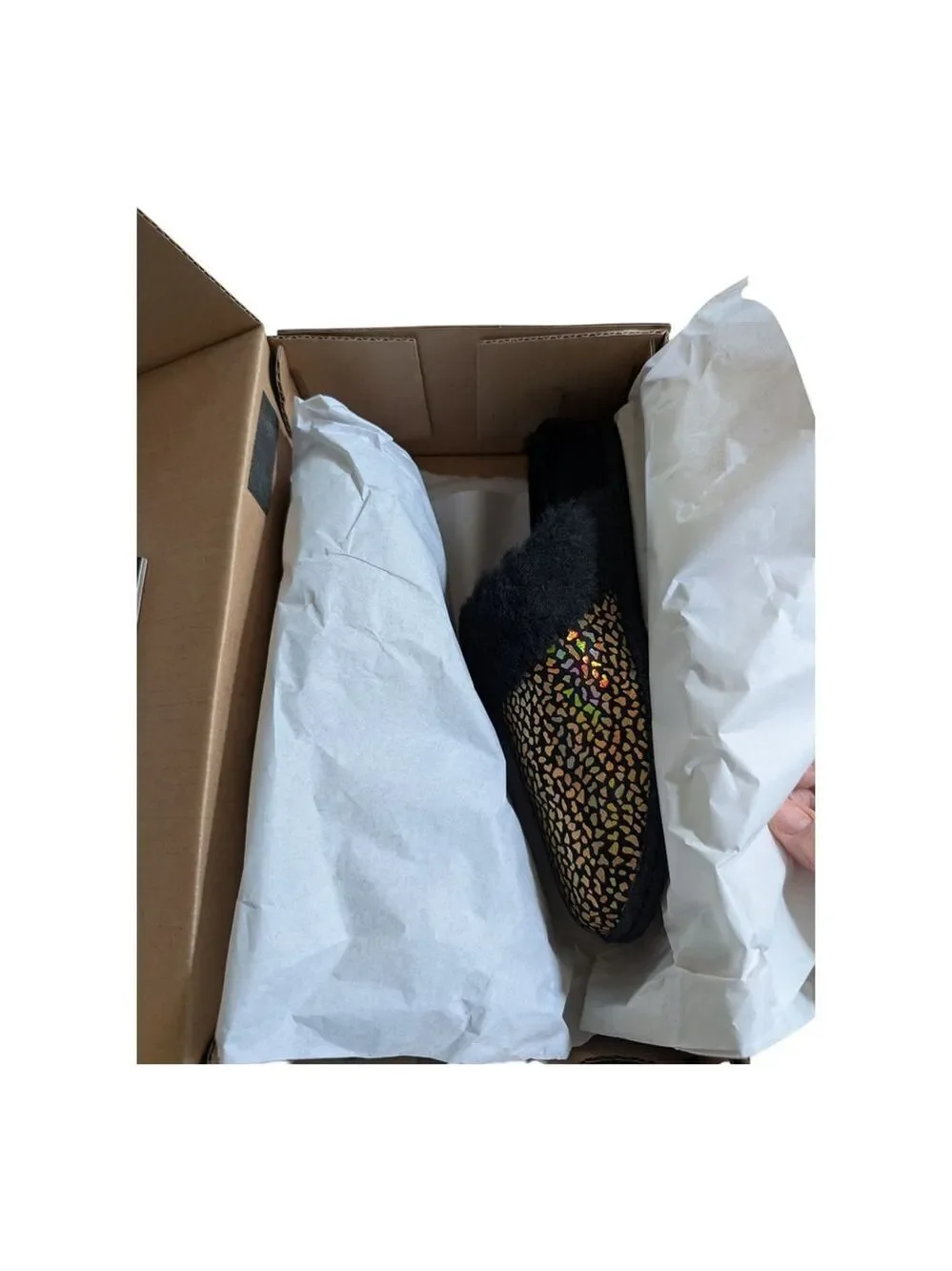 Sorel Youth Nakiska Slide II Kids Black Gold Glitter Sparkle New Box Size 4 NWT